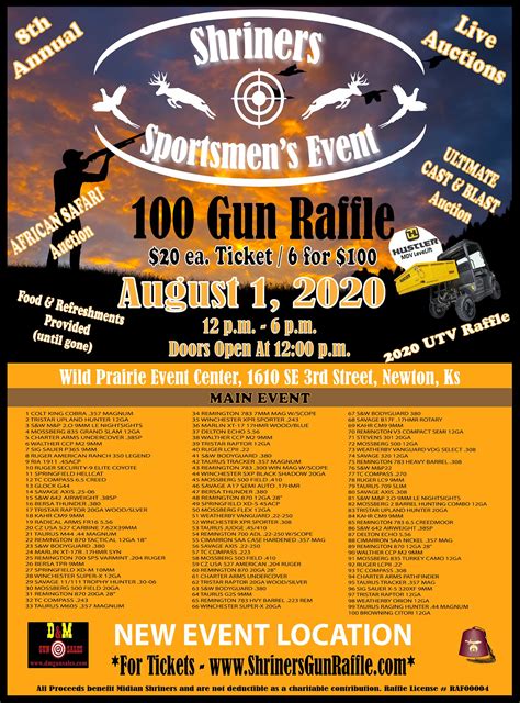 Call 800-434-2582 or Request Above. . Huntsville shriners gun raffle